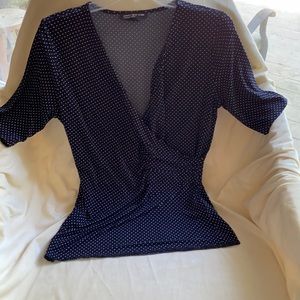 Jones New York Polka Dot Stretch Top NeverUsed